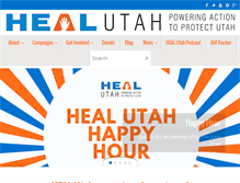 Tablet Screenshot of healutah.org